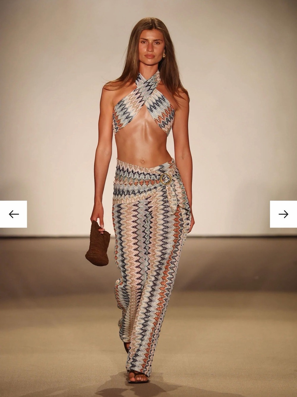 MONDAY SWIMWEAR PORTO CERVO MULTI 3-PIECE SET, SIZE M